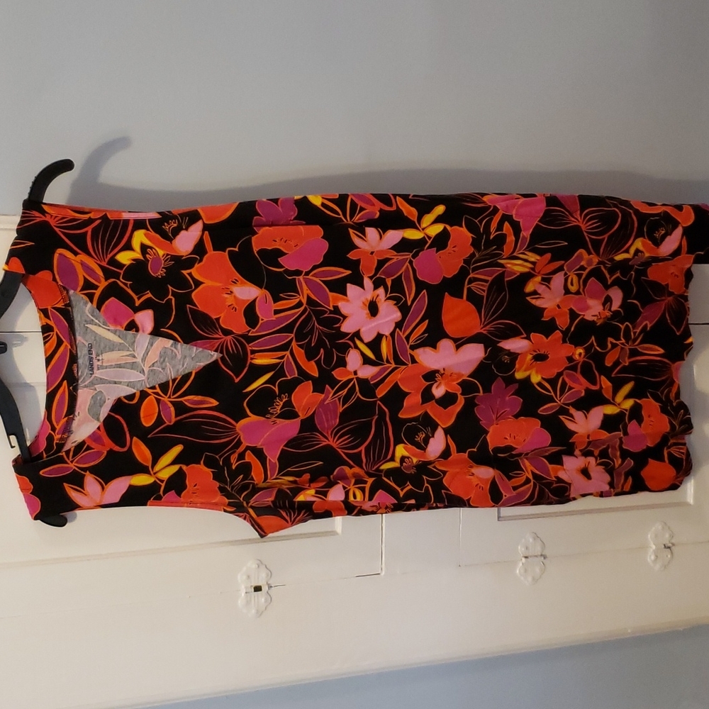 Land's End cotton print dress